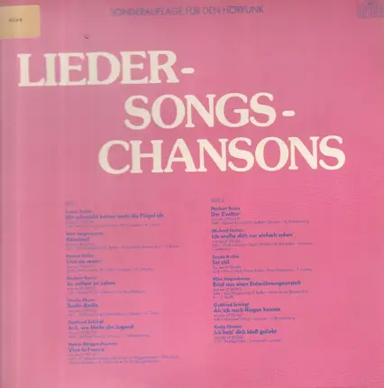 Susan Aviles, Norbert Kainz, a. o. - Lieder - Songs - Chansons
