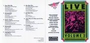CD - Various - Live Volume 2: Classic Rock From The 60's And 70's