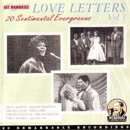 The Platters / Pat Boone / Jerry Butler / a.o. - Love Letters Vol. 1 (20 Sentimental Evergreens)