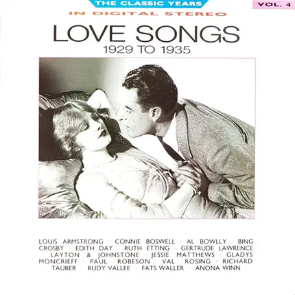 Gertrude Lawrence, Fats Waller And His Rhythm, Anona Winn, a.o. - Love Songs 1929 To 1935