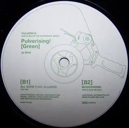 Dutch Rhythm Combo, S-Rock - Pulverising! Green.