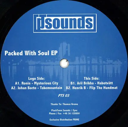 Ronin, Aril Brikha a.o. - Packed With Soul EP