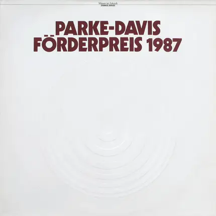 Parke-Davis Förderpreis - Parke-Davis Förderpreis 1987