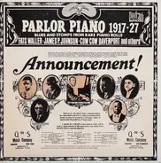 Various - Parlor Piano 1917-27 Blues And Stomps From Rare Piano Rolls