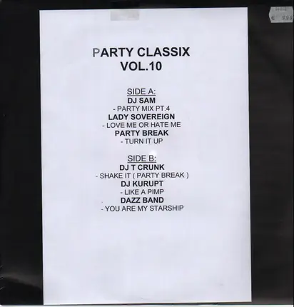 Various - Party Classix Vol. 10