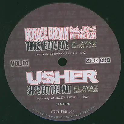 Horace Brown, Usher, a. o. - Playaz Groove Remix Vol. 01
