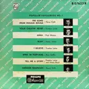 10'' - Percy Faith, Frankie Lane, Paul Weston - Popular Favourites No. 1 - Black labels