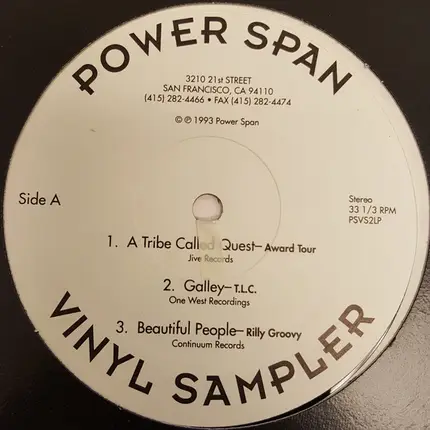 Power Span - Power Span Vinyl Sampler 2
