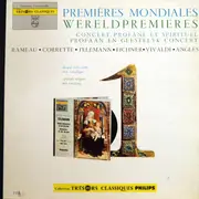 12'' - Rameau, Vivaldi, Telemann - Premières Mondiales/ Welt-Premieren