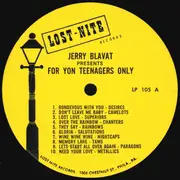 LP - Various Presented By Jerry Blavat - Jerry Blavat Presents: For 'Yon Teenagers Only' - Mono