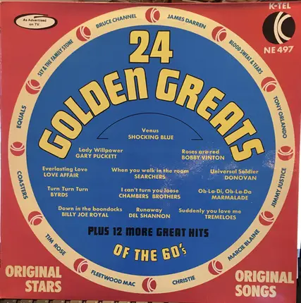 The Marmalade, Gary Puckett, The Seachers, Billy Joe Royal - 24 Golden Greats