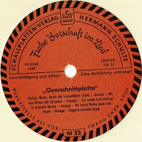 Various Artists - Querschnittplatte