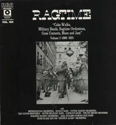 Metropolitan Orchestra, Sousa's Band, Victor (Dance) Orchestra a.o. - Ragtime 'Cake-Walks, Military Bands, Ragtime Orchestras, Coon Contests, Blues And Jazz' Volume 2 (1