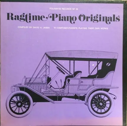 Mike Bernard, Harry Thomas , Malvin M. Franklin, a.o. - Ragtime Piano Originals