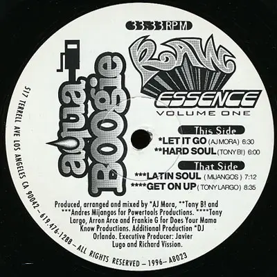 Ajmora, Tony B!, Tony Largo - Raw Essence Volume One