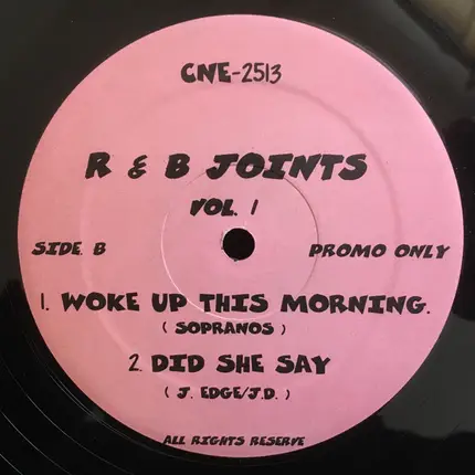 D'Angelo / D.Hollister a.o. - R&B Joints Vol. 1