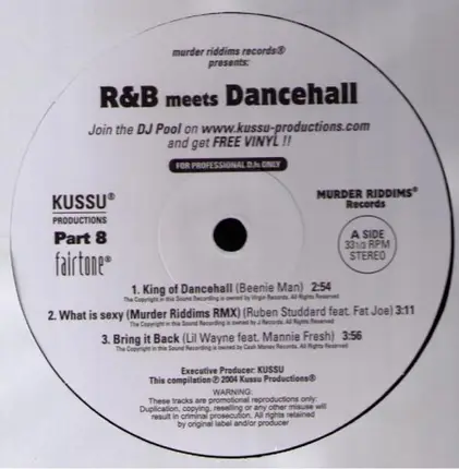 Various - R&B Meets Dancehall Part 8