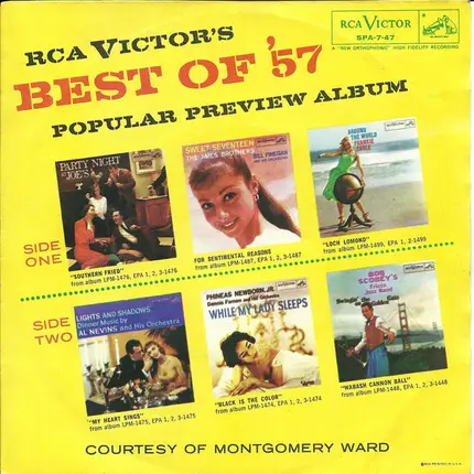 Various - RCA Victor's Best Of '57 Popular Preview Album