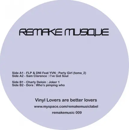 FLP & DNI / Sam Clarence / Charly Delhom & Alain Deloin / Viudez & Dora - Remake Musique Vol. 9
