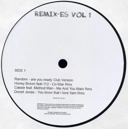 Random, Honey Brown, Cassie, Method Man a.o. - Remix-es Vol 1