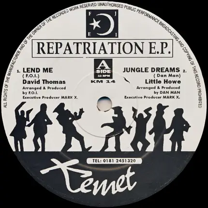 David Thomas / F.O.I. / Fusion a.o. - Repatriation E.P.
