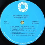 LP - Various - Rock Vocal Greats - still sealed