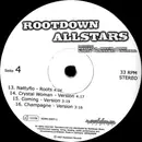 LP - Natty flow, Crystal woman - Rootdown Allstars Volume 1 - Ltd ed