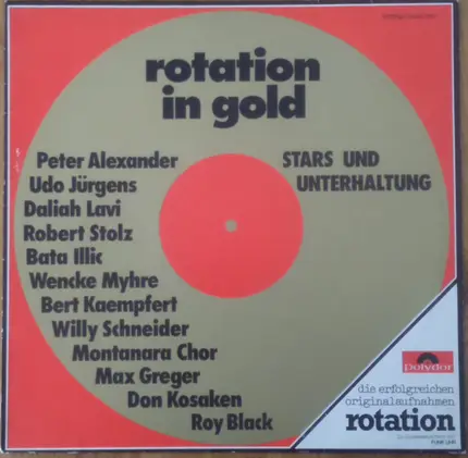 Peter Alexander, Udo Jürgens, Daliah Lavi - Rotation In Gold (Stars Und Unterhaltung)