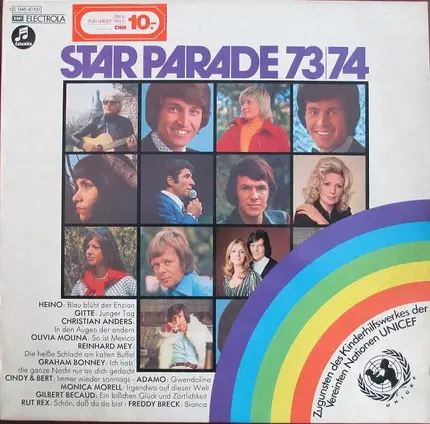Gitte, Reinhard Mey, Gilbert Becaud, ... - Starparade '73/'74