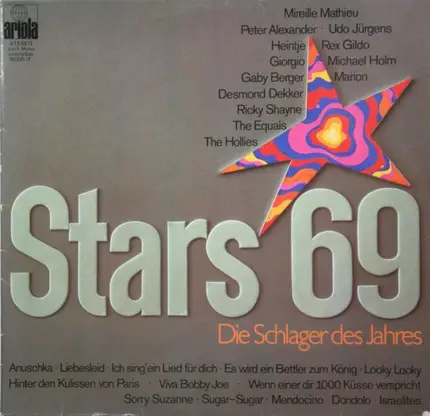 Mireille Mathieu, Peter Alexander, Udo Jürgens, a.o. - Stars 69 Die Schlager Des Jahres