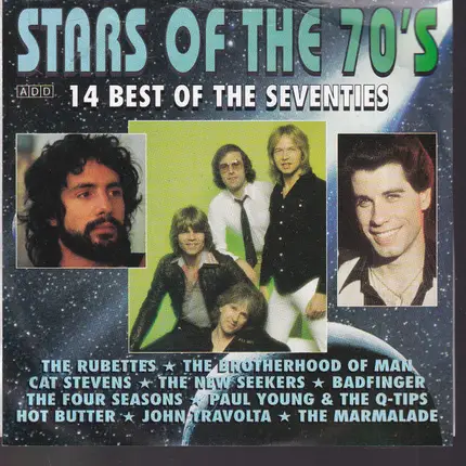 THE RUBETTES; JOHN TRAVOLTA; THE FOUR SEASONS - Stars Of The 70's - 14 Best Of The Seventies