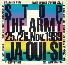 Nina Hagen - Stop The Army 25./26.Nov.1989 Ja•Oui•Si (Swiss Benefice Sampler Vol. 2)