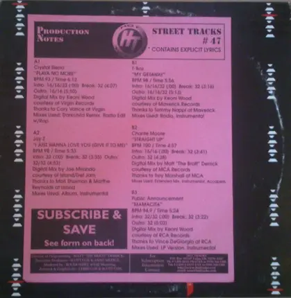 Crystal Sierra, T-Boz, Jay Z a.o. - Street Tracks 47