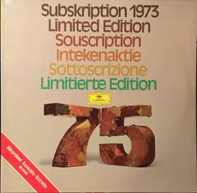 Carl Maria von Weber - Subskription 1973 - Limited Edition