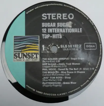 Various - Sugar Sugar 12 Internationale Top-Hits