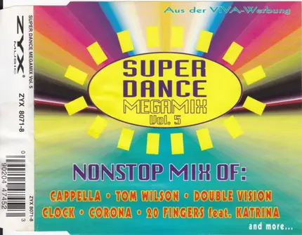 Tom Wilson, Clock, u. a. - Super Dance Megamix Vol. 5