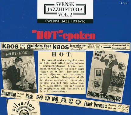 Various - Svensk Jazzhistoria Vol. 2 - "HOT"-epoken 1930-1936