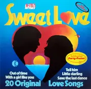 LP - Rod Stewart, Troggs, The Platters, ... - Sweet Love (20 Original Love Songs) - + poster