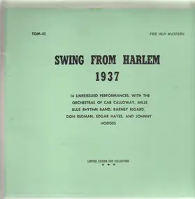 Jazz Compilation - Swing From Harlem 1937