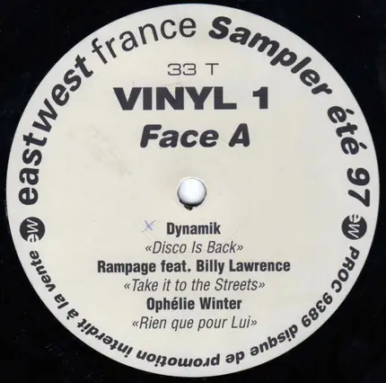 Dynamic, Rampage, a. o. - Sampler Eté 97