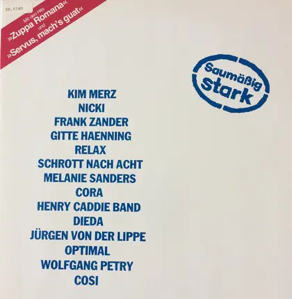 Kim Merz, Gitte Haenning, Jürgen Von Der Lippe - Saumäßig Stark