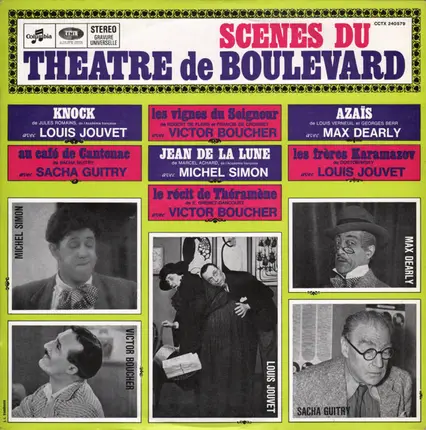 Sacha Guitry a.o. - Scènes Du Théâtre De Boulevard