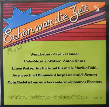 Theo Lingen / Hildegard Knef / Zarah Leander a.o. - Schön War Die Zeit Folge 1