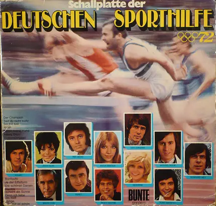 Uschi Glas, Adamo, Rex Gildo a.o. - Schallplatte Der Deutschen Sporthilfe