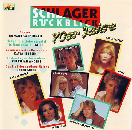 Christian Anders, Katja Ebstein, Gitte - Schlager Rückblick - 70er Jahre