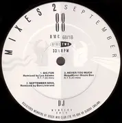 LP - Various - September 88 - Mixes 1