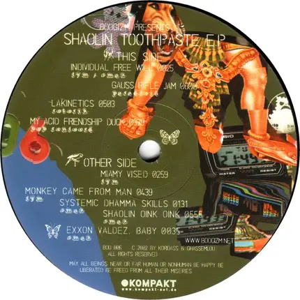 Fym / S-Max / Paradroid - Shaolin Toothpaste EP