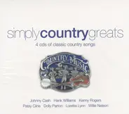 Johnny Cash / Hank Williams / Willie Nelson a.o. - Simply Country Greats
