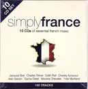 CD-Box - Jacques Brel / Serge Gainsbourg / Josephine Baker a.o. - Simply France