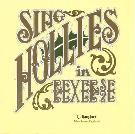 Jon Brion, Bill Lloyd a.o. - Sing Hollies In Reverse